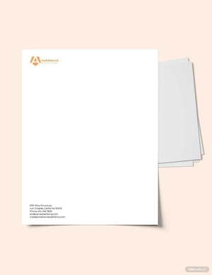 Advertising Agency Letterhead Template