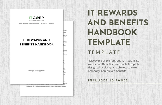 IT Rewards and Benefits Handbook Template