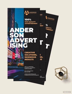 Advertising Agency Rack Card Template