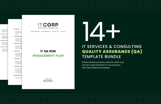 14+ IT Services and Consulting Quality Assurance (QA) Template Bundle