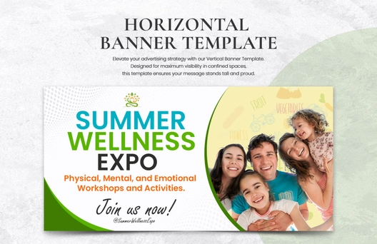Horizontal Banner Template
