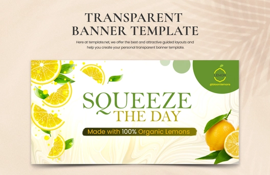 Transparent Banner Template