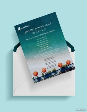 Royal Resort Announcement Template