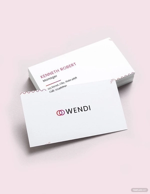 Wedding Planners Business Card Template