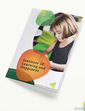 Preschool Bi-Fold Brochure Template