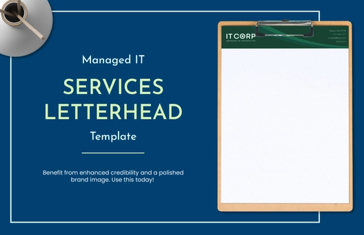 Managed IT Services Letterhead Template