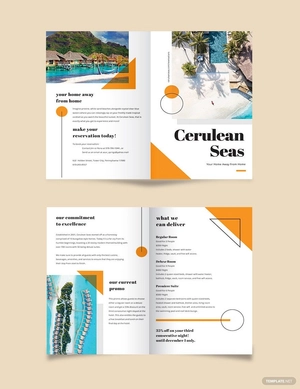 Resort Brochure Template