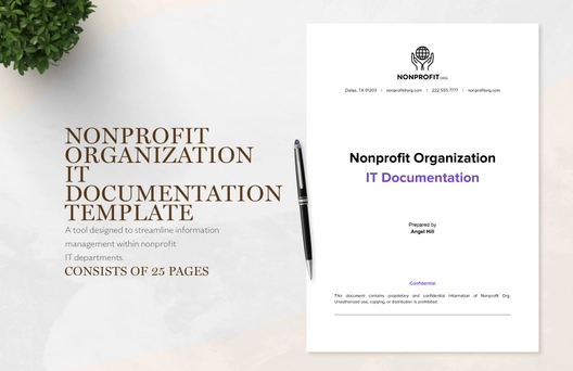 Nonprofit Organization IT Documentation Template Nonprofit Organization IT Documentation Template