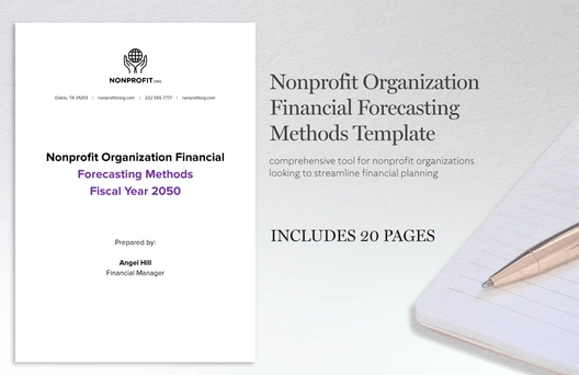 Nonprofit Organization Financial Forecasting Methods Template Nonprofit Organization Financial Forecasting Methods Template