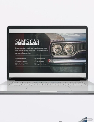 Car Mechanic Header Template