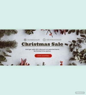 Christmas Blog Header Template