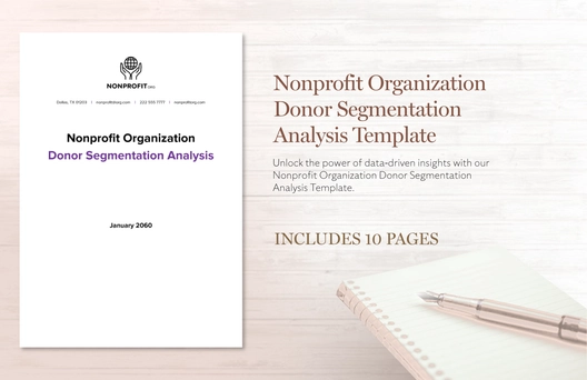 Nonprofit Organization Donor Segmentation Analysis Template