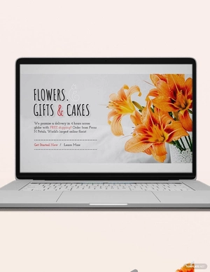 Florist Blog Header Template