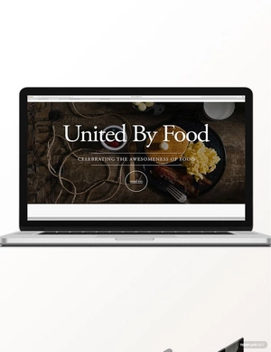 Food Blog Header Template