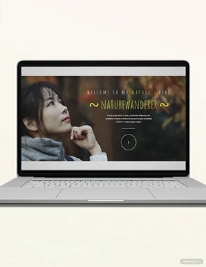 Nature's Blog Header Template Nature's Blog Header Template