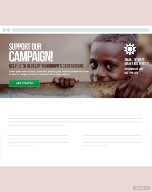 Non-Profit Blog Header Template