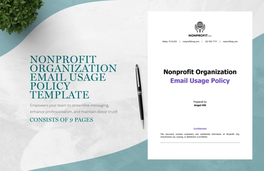 Nonprofit Organization Email Usage Policy Template