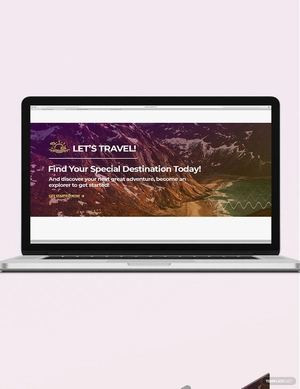 Travel Blog Header Template