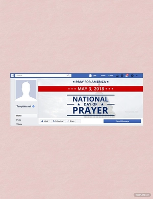 National Day of Prayer Facebook Event Cover Template