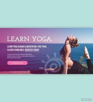 Yoga Blog Header Template
