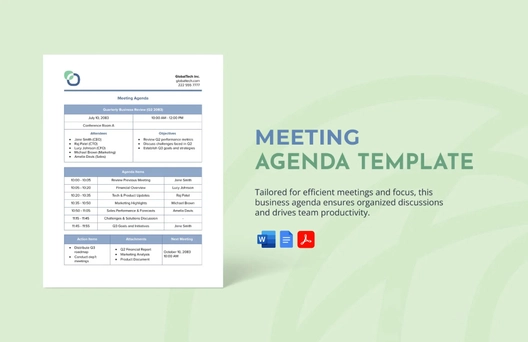Meeting Agenda Template