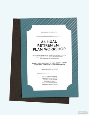 Retirement Invitation Template