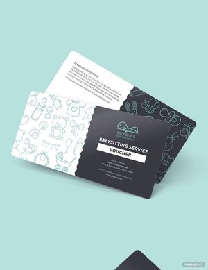 Babysitting Voucher Template