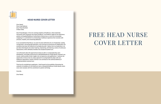 Head Nurse Cover Letter