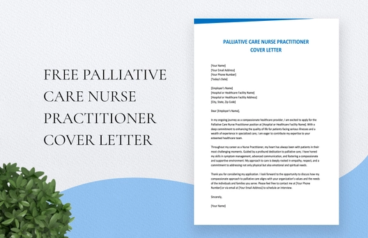 Palliative Care Nurse Practitioner Cover Letter