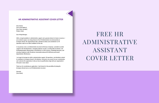 HR Administrative Assistant Cover Letter