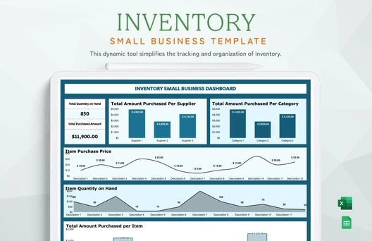 Inventory Small Business Template