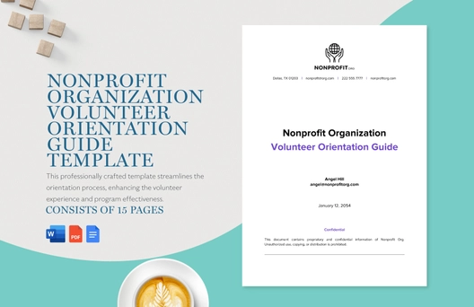 Nonprofit Organization Volunteer Orientation Guide Template