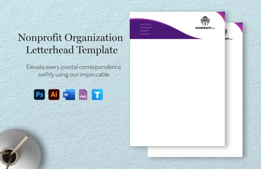 Nonprofit Organization Letterhead Template