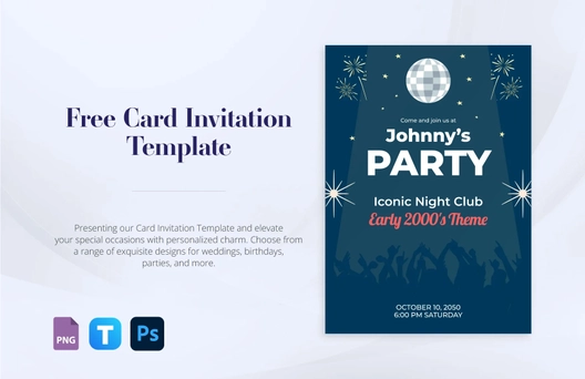 Card Invitation Template