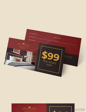 Hotel Gift Voucher Template