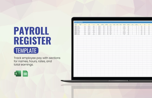 Payroll Register Template