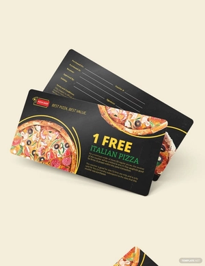 Pizza Coupon Template