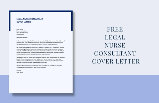 Legal Nurse Consultant Cover Letter