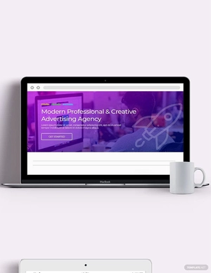 Creative Agency Website Header Template