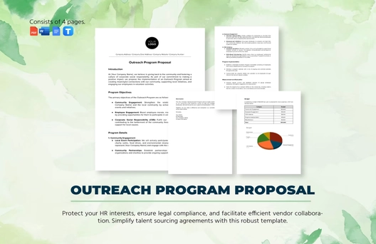 Outreach Program Proposal HR Template Outreach Program Proposal HR Template