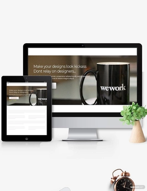 Web Design Agency Header Template