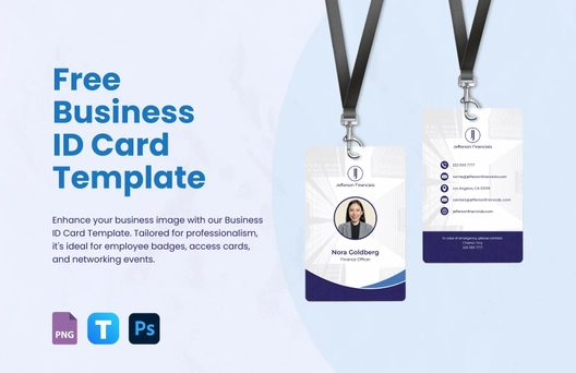 Business ID Card Template