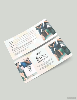 Thank You Gift Voucher Template