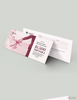 Wedding Anniversary Voucher Template