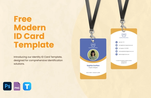 Modern ID Card Template