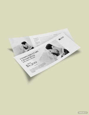 Wedding Gift Voucher Template