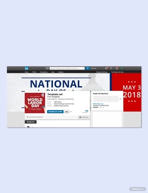 National Day of Prayer LinkedIn Profile Banner Template