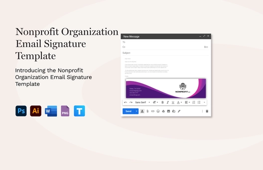 Nonprofit Organization Email Signature Template