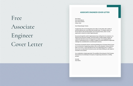 Associate Engineer Cover Letter