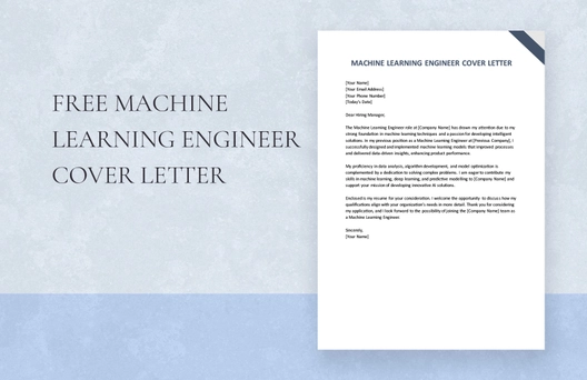 Machine Learning Engineer Cover Letter